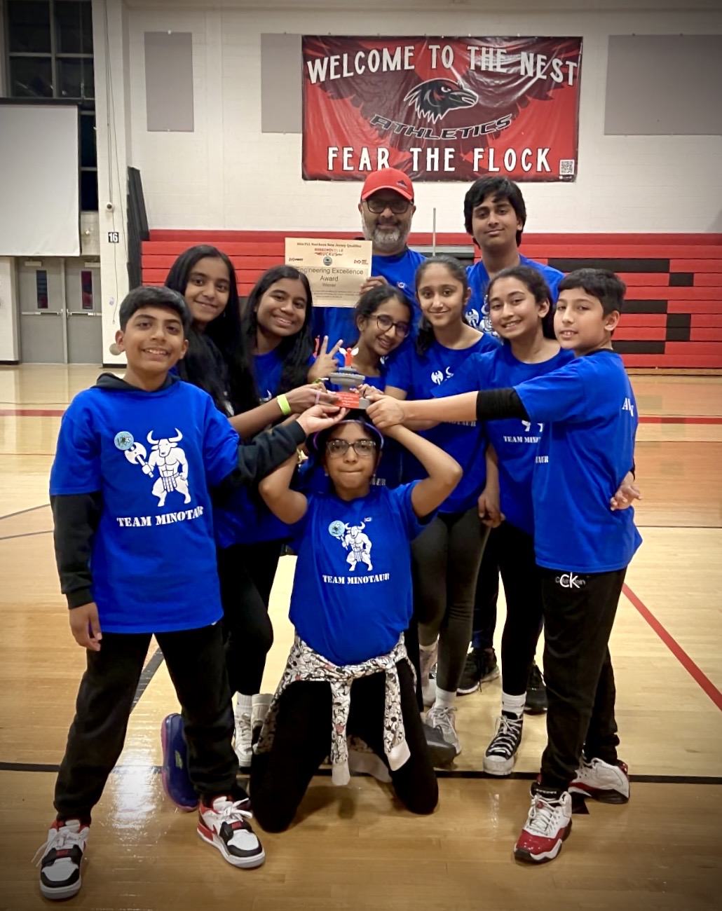 Engineering excellence award at the 2024 regional qualifiers (Robbinsville High School)