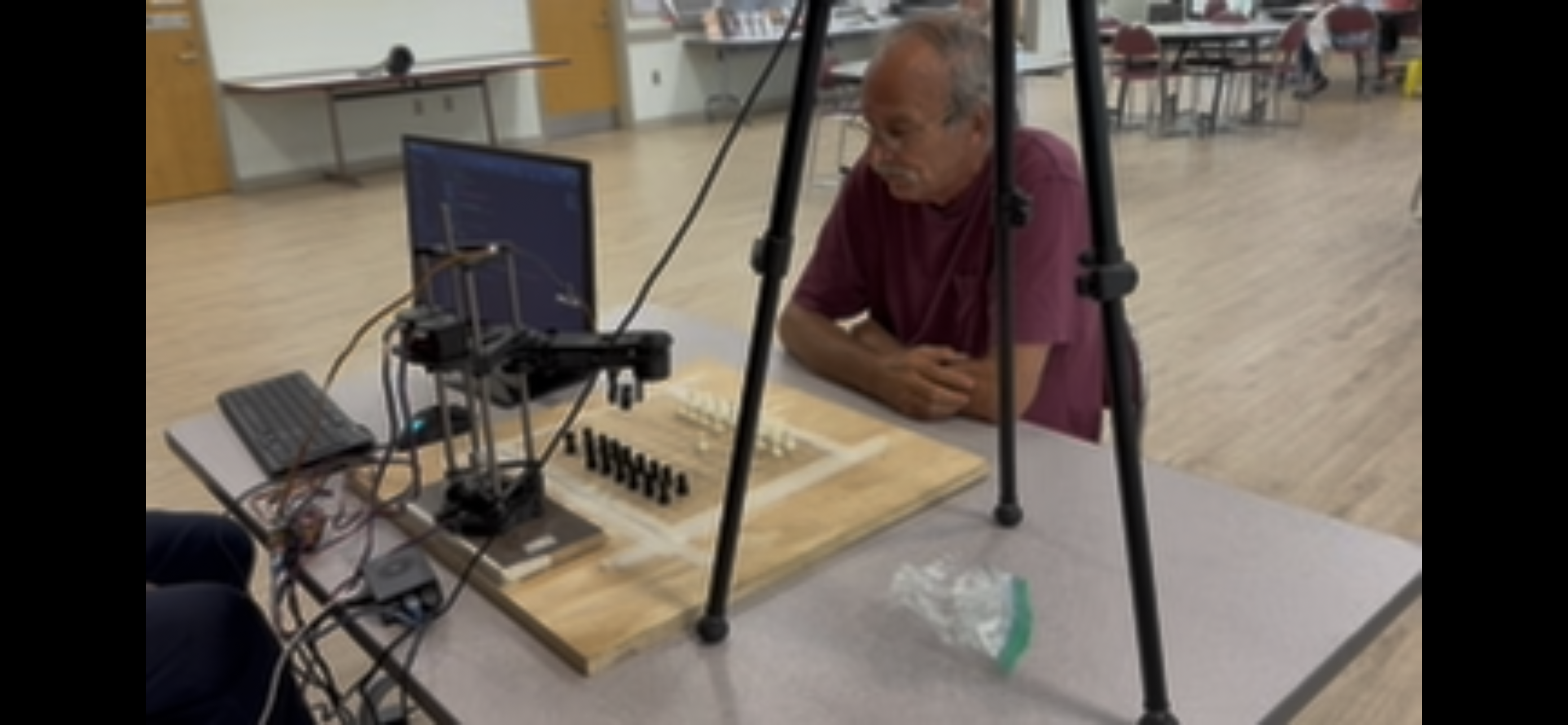 Chess game in action!